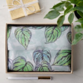 Papier Mousseline Livre vert Feuille (Cadeau)