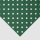 Papier Mousseline Livre vert Pois (Détail)