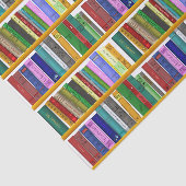 Papier Mousseline Livres Decoupage (Détail)