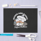 Papier Mousseline Livres et écorces - Conception de lecture de chien (Artisanat)