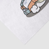 Papier Mousseline Livres et écorces - Conception de lecture de chien (Détail)