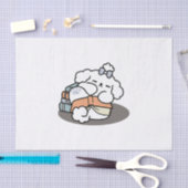 Papier Mousseline Livres et écorces - Conception de lecture de chien (Artisanat)