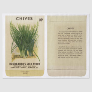 Papier Mousseline Livres et instructions vintages pour paquets de se