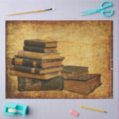 Papier Mousseline Livres vintages 20x30 (Artisanat)