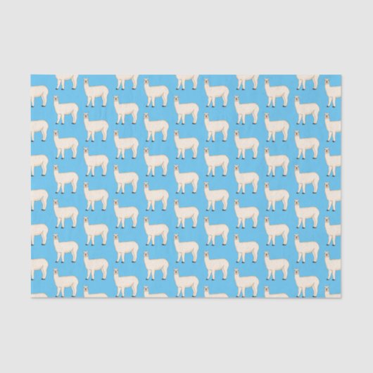 Papier Mousseline Llama (Recto)