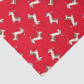 Papier Mousseline Llama Christmas Enfants mignonne Drôle (Détail)