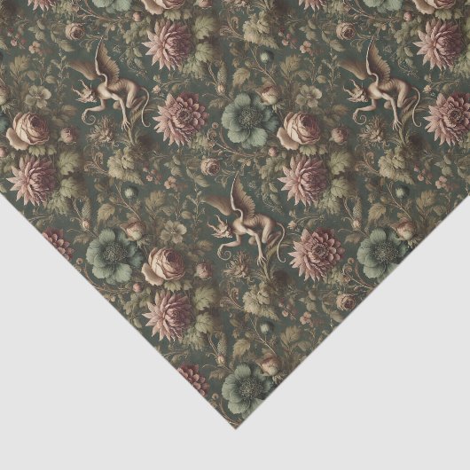 Papier Mousseline L'observateur éclairé - gothique victorien (Détail)