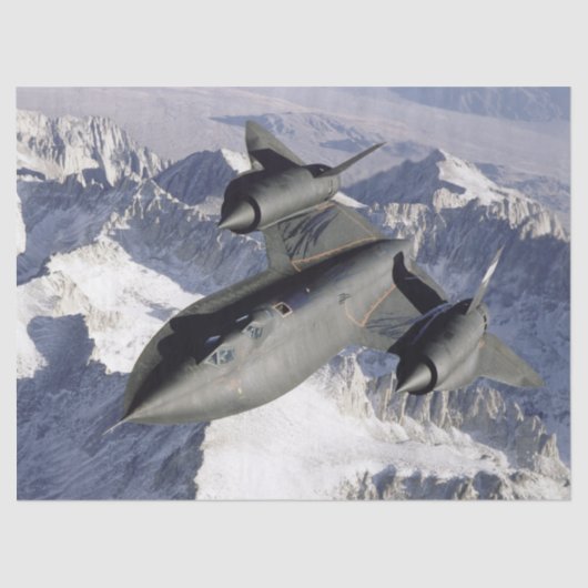 Papier Mousseline Lockheed SR-71B Blackbird (Recto)
