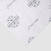 Papier Mousseline Logo d'affaires White Christmas Snowflake (Détail)