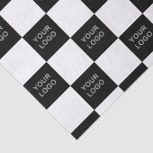 Papier Mousseline Logo de marque commerciale Motif Kraft (Détail)