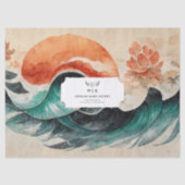 Papier Mousseline Logo de marque de marque écologique et artisanal (Recto)