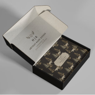 Papier Mousseline Logo De Marque Éco Convivial Fait À La Main