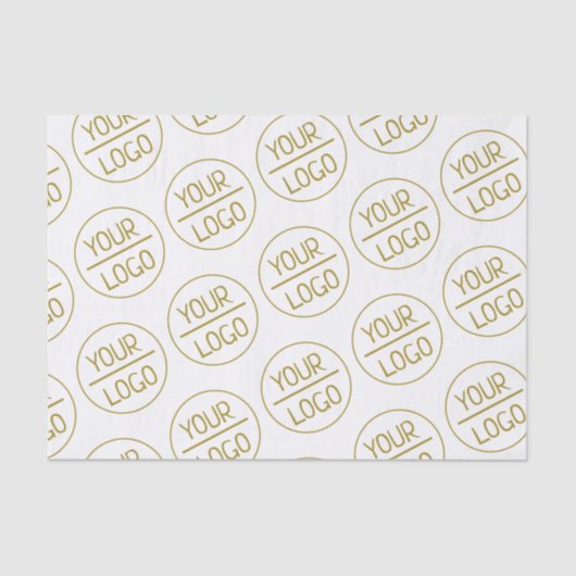 Papier Mousseline Logo De Marque Personnalisé Entreprise Packaging T (Recto)