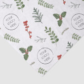 Papier Mousseline Logo de Noël Petite entreprise Promotions (Détail)