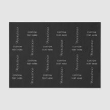 Logo de texte Entreprise personnalisée Arrière - p