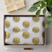 Papier Mousseline Logo d'entreprise de luxe Packaging (Cadeau)