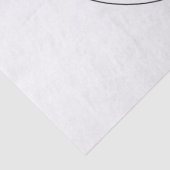 Papier Mousseline Logo d'entreprise et texte moderne simple modifiab (Détail)