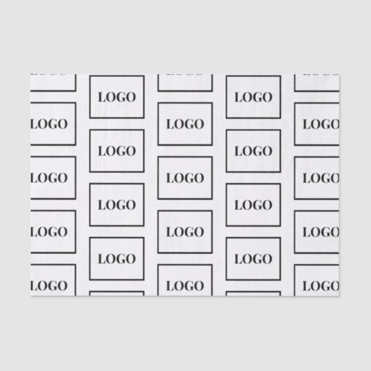 Papier Mousseline Logo d'entreprise personnalisé (Recto)