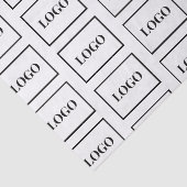 Papier Mousseline Logo d'entreprise personnalisé (Détail)