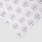 Papier Mousseline Logo d'entreprise personnalisé (Détail)