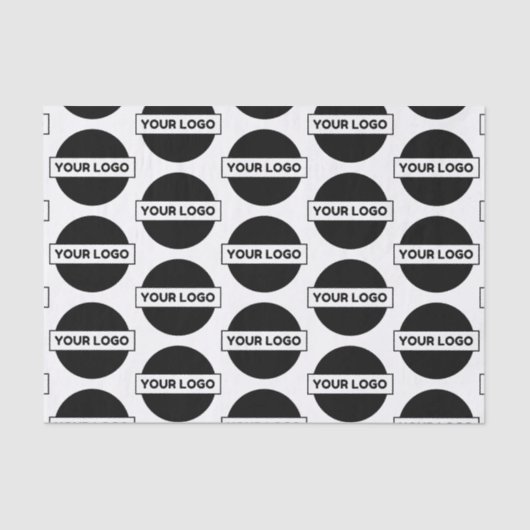 Papier Mousseline Logo d'entreprise personnalisé (Recto)