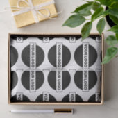 Papier Mousseline Logo d'entreprise personnalisé (Cadeau)