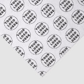 Papier Mousseline Logo d'entreprise simple Packaging (Détail)