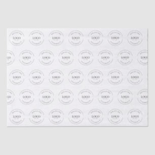 Papier Mousseline Logo d'entreprise simple personnalisé
