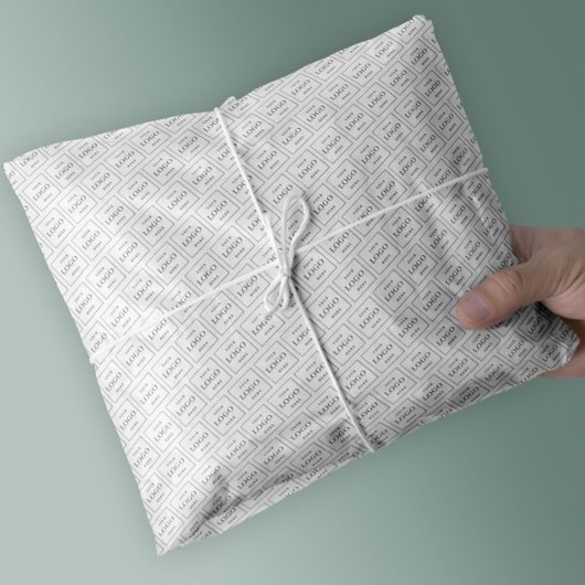 Papier Mousseline Logo d'entreprise sur mesure