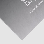 Papier Mousseline Logo et texte promotionnels modernes | Couleur mod (Détail)