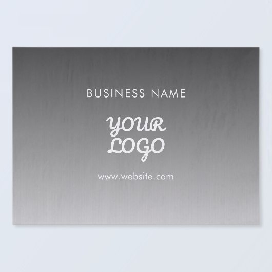 Papier Mousseline Logo et texte promotionnels modernes | Couleur mod