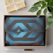 Papier Mousseline Logo Fierce Netflix sur Arrière - plan noir et ble (Cadeau)