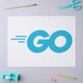 Papier Mousseline Logo Golang (Go Programming Language) (Artisanat)