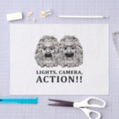 Papier Mousseline Logo graphique de concept par action (Artisanat)