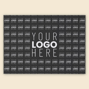 Papier Mousseline Logo ou image Carrelé Motif Grand Centre Logo