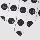 Papier Mousseline Logo papier tissu de conception d'entreprise (Détail)