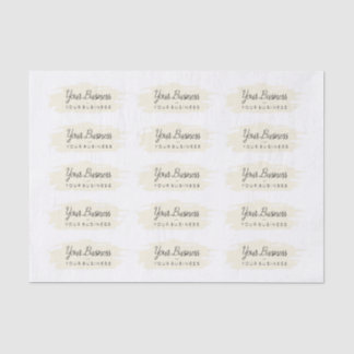 Papier Mousseline Logo Personnalisé De Brosse De Base 1 Tan