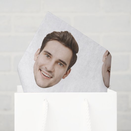 Papier Mousseline Logo personnalisé Mariage d'anniversaire (Sac cadeau)