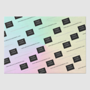 Papier Mousseline Logo Personnalisé Modèle Business Company Ombre