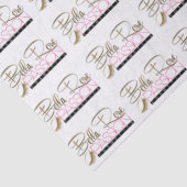 Papier Mousseline Logo personnalisé Motif sans couture (Détail)