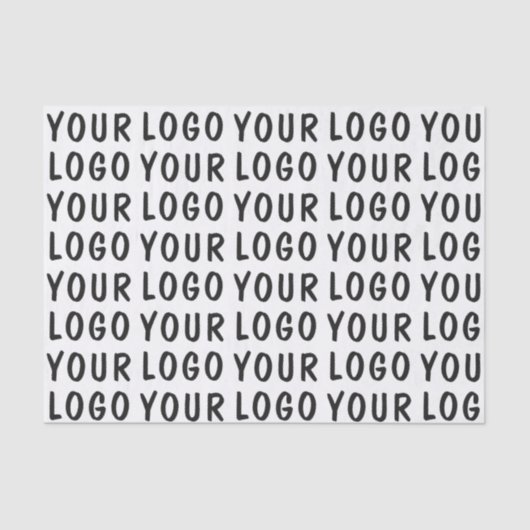 Papier Mousseline Logo Personnalisé Pape de bande de papier Packagin (Recto)