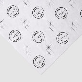 Papier Mousseline Logo professionnel personnalisé (Détail)