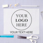 Papier Mousseline Logo promotionnel personnalisé (Artisanat)