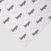 Papier Mousseline Logo simple Motif d'entreprise (Détail)