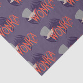 Papier Mousseline Logo Wonka Spiral (Détail)