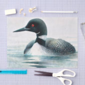 Papier Mousseline Loin D'Aquarelle Sur Le Lac (Artisanat)