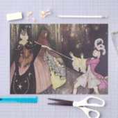 Papier Mousseline "L'Oiseau bleu" d'Edmund Dulac (Artisanat)