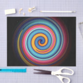 Papier Mousseline Lollipop Abstraite (Artisanat)
