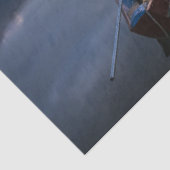 Papier Mousseline Lonely Boat Ocean 20-x30 Decoupage (Détail)