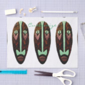 Papier Mousseline Long Tonnerre de Masque Tiki (Artisanat)